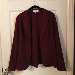 Charlotte Russe Burgundy Blazer
